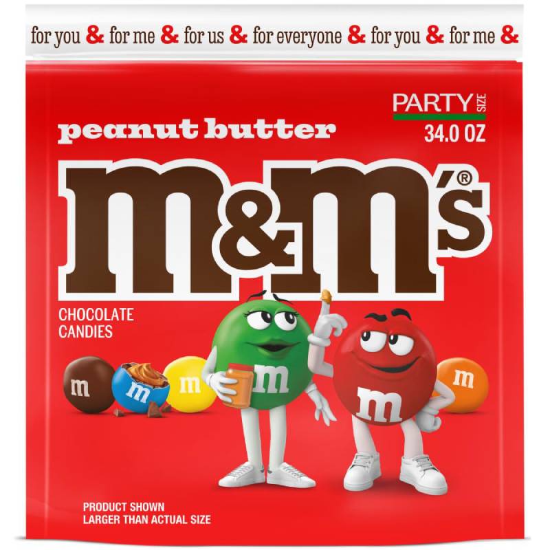 M&M'S Peanut and Milk Chocolate Candies